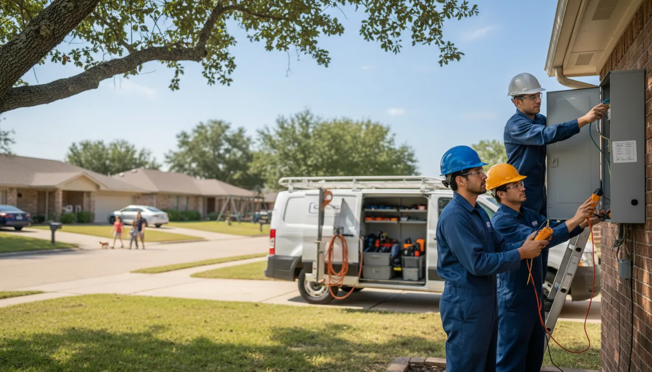 Certified electrician providing emergency electrical services in Haugen, WI